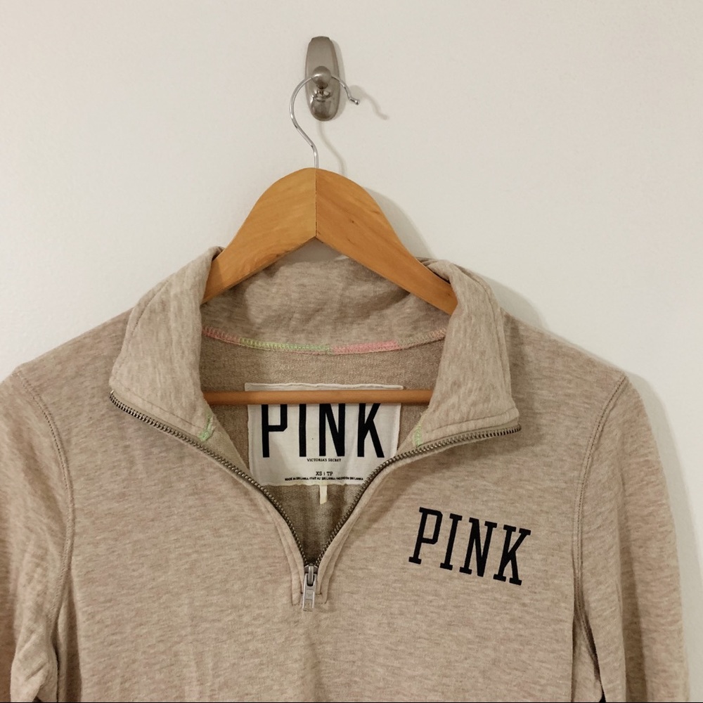 Pink Victoria’s Secret sweatshirt